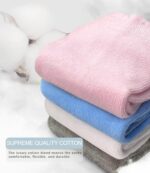 Baby Mid-Crew Socks with Grips (9 Pairs) for 0-7 Years Old Toddler Boy Girl Kids - Image 4