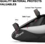 NDakter Bike Bicycle Frame Storage Bag, 2L Waterproof Bicycles Triangle Pouch, Cycling Pack for Phone, Wallet, Keys, Tools, Accessories, Bikes Front Tube Bag for Mountain Road Bike, MTB - Image 3