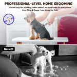 Dog Grooming Vacuum & Kit, 15 Pet Grooming Tools, Max 11 Kpa, 2 L Capacity, Pet Groomer for Dogs/Cats/Home - Image 5