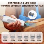 Dog Grooming Vacuum & Kit, 15 Pet Grooming Tools, Max 11 Kpa, 2 L Capacity, Pet Groomer for Dogs/Cats/Home - Image 7