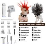 Dog Grooming Vacuum & Kit, 15 Pet Grooming Tools, Max 11 Kpa, 2 L Capacity, Pet Groomer for Dogs/Cats/Home - Image 8