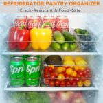 6 Pack Large Clear Plastic Drawer Organizer Trays, Acrylic Kitchen Drawer Organization and Storage Dividers, Non-Slip Storage Bins for Makeup, Kitchen Utensils, Bathroom, Jewelries and Office Desk - Image 8