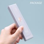 KaCo Gel Pens Cute Stationery 3 Pieces 0.5mm Fine Point, Quick Drying Pens for Journaling Aesthetic Office Supplies, 2 Black Ink and 1 Coral Ink - Image 5