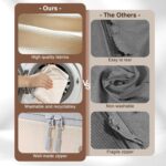 DIMJ Comforter Storage Bag - 110L Large Capacity Ultra Space Saving Self Compression Organize for Duvet, Pillow, Bedding, Blanket Storage Organizer Nylon Compression Bags, Sheet Storage - Image 6