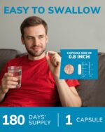 Magnesium Complex with Ashwagandha & L-Theanine - Stress Relief, Bone & Nerve Support - w/Vitamin D3, B6 - Glycinate, Citrate, Malate, Taurate - 180 Vegan Capsules, Non-GMO, Gluten Free - Image 9