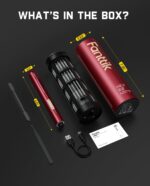 Fanttik E2 Ultra Mini Electric Screwdriver, Cordless Screwdriver, Max 0.6N.m, 50 Magnetic Bits, 5/32'' Hex, Magnetic Storage, Repair Tool for Electronics, Camera, Laptop, and PC Build (Red) - Image 10