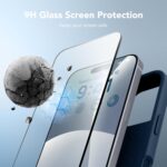 GONEZ Magnetic for iPhone 16 Pro Case, Compatible with MagSafe, [Screen Protector + Camera Lens Protector], Silicone Shockproof Anti-Scratch Protective Phone Case 6.3 inch, Dark Blue - Image 6