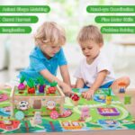 Toddler Montessori Wooden Farm Toys | Babies 12-18 Months Toy with Game Map for 1 2 3 Year Old Boys Girls | 1st First Birthday Gifts for 1-2 Years | Wood Learning Educational Toys Fine Motor Skills - Image 7