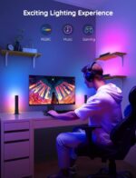 Govee Smart LED Light Bars, Work with Alexa and Google Assistant, RGBICWW WiFi TV Backlights with Scene and Music Modes for Gaming, Pictures, PC, Room Decoration - Image 3