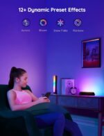 Govee Smart LED Light Bars, Work with Alexa and Google Assistant, RGBICWW WiFi TV Backlights with Scene and Music Modes for Gaming, Pictures, PC, Room Decoration - Image 8