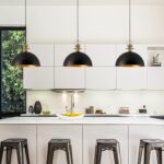 12 Inch Black Farmhouse Pendant Lights Matte Pendant Lights for Kitchen Island Industrial Adjustable Height Vintage Dome Hanging Light Fixtures for Barn Dining Room 3 Packs - Image 6