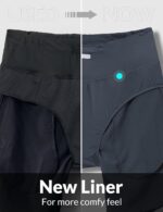 baleaf Women's 5" Workout Shorts Gym Running Shorts Athletic with Liner High Waistband Quick Dry Sports Zipper Pockets - Image 4