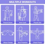 Sportneer Water Weights Aquatic Exercise Dumbbells Water Dumbbell Aerobics Workouts Set of 2 EVA Foam Pool Weights Dumbbells Set Aqua Fitness Barbells Equipment for Water Aerobics Weight Loss - Image 8