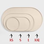 DogBuddy Dog Food Mat - Waterproof Dog Bowl Mat, Silicone Pet Mat for Food and Water Bowls, Nonslip Pet Feeding Mat with Edges, Dogs Food Mats for Floors, Puppy Supplies (Small, White Sand) - Image 3
