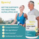 Liposomal Alpha Lipoic Acid 1400mg Softgels, ALA Supplement with L-Carnitine 1000mg, Ubiquinol (Active CoQ10) 100mg and Vitamin E 10mg,Alpha-Lipoic Acid for Antioxidants, Nerve,Energy 120 Softgels - Image 6