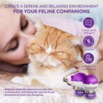 Cat Pheromones Calming Diffuser: Premium Pheromone Diffuser for Cats - Cat Pheromones Diffuser - Cat Calming Diffuser - Cat Calming Pheromone Diffuser, 3 Pack (Purple) - Image 5