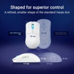 ASUS ROG Harpe Ace Mini Wireless Gaming Mouse – Small Compact Design, 49g Lightweight, 36K DPI AimPoint Sensor, Esports & FPS Gaming, Pro-Approved, White - Image 4