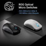 ASUS ROG Harpe Ace Mini Wireless Gaming Mouse – Small Compact Design, 49g Lightweight, 36K DPI AimPoint Sensor, Esports & FPS Gaming, Pro-Approved, White - Image 7