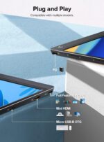 UPERFECT Portable Monitor Battery Touchscreen 120HZ | 15.6” 1ms Gaming Monitor | Built-in 10800mAh Battery Powered |FHD FreeSync| Type-C & HDMI | Travel Screen for Laptop, Computer, Game Consoles - Image 7