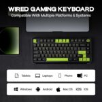 M75 Wired Hall Effect Gaming Keyboard with 8K Polling Rate, 0.128ms Latency, 75% Rapid Fast Keyboard with DKS/MT/TGL/SOCD, Hot-Swappable Magnetic Switch, Knob, RGB Backlits, NKRO - Image 4