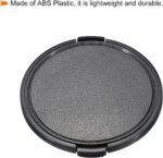 PATIKIL Camera Lens Cap, 4 Pack Sides Pinch Front Lens Cover with Microfiber Cleaning Cloth for 82mm Thread Universal DSLR Lenses for Nikon, for Fujifilm, for Pentax, for Leica - Image 6