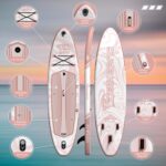 11'6"/11'/10' Inflatable Paddle Board with Complete Accessories, Versatile Premium Paddle Boards for Adults/Youth, Stand Up Paddle Board Polar/Wave/Sunny Wave Collection - Image 4
