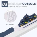Boys Girls Sneakers Toddler Canvas Shoes Kids Walking Shoes with Hook and Loops - Image 5
