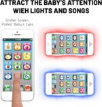 Toy Learning Play Cell Phone with 8 Functions and Dazzling Lights Interactive Toy for Toddler Baby Kids Boys Girls - Image 5
