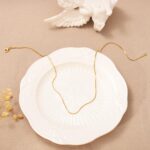 Gold Chain for Women - 18K Gold Plated Herringbone Necklace Square Snake Chain Dainty 0.9mm/2mm Gold Necklace for Women Gold Jewelry Gifts Size 16/18/20/22/24/26 Inch - Image 6