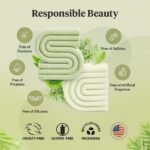 Kitsch Tea Tree Shampoo and Conditioner Set – Anti Dandruff Shampoo Bar & Conditioner Bar - Hair Care for All Hair Types - Free of Paraben, Sulfate & Silicone - Made in USA - 2 pcs - Image 6