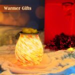 Electric Wax Melt Warmer for Scented Wax,Glass Wax Burner,Home Fragrance Wax Warmer as Gift for Women Essential Oils Candle Wax Melters and Tarts Scent Warmer Night Light,Colorful - Image 4
