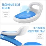 SEREED Colorful Lighting Toddler Tricycle for 2-5 Years Old Boys Girls, Adjustable Seat&Handlebar Trike, Removable Basket, Birthday Gift Idea for Kids Ages 2+ (Blue) - Image 7