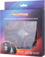 HobbyPark 12mm Hex PreGlued 1/10 RC Buggy Tires and Wheels Set Mounted for Traxxas Bandit VXL Losi Redcat Wltoys 144001 2S 3S Lipo Brushless Motor (Style A) - Image 9