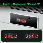 DEPGI Cooling Fan for Xbox Series S, Featuring Automatic Fan Speed Adjustment Based on Temperature, LED Display Screen, Low Noise, Easy Installation, 3 speeds, with RGB LED - Image 5