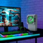 DEPGI Cooling Fan for Xbox Series S, Featuring Automatic Fan Speed Adjustment Based on Temperature, LED Display Screen, Low Noise, Easy Installation, 3 speeds, with RGB LED - Image 7