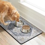 Dog Food Mats for Floors, Absorbent Dog Bowl Mat for Food and Water Dispenser Mat, Quick Dry Cat Food Mat Pet Supplies - Image 3
