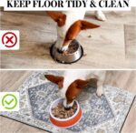 Dog Food Mats for Floors, Absorbent Dog Bowl Mat for Food and Water Dispenser Mat, Quick Dry Cat Food Mat Pet Supplies - Image 4