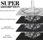 Dog Food Mats for Floors, Absorbent Dog Bowl Mat for Food and Water Dispenser Mat, Quick Dry Cat Food Mat Pet Supplies - Image 6