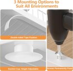 Under Sink Organizer, High Adjustable 2 Tier Under Kitchen Sink Organizer, Multi-Purpose Storage Shelf for Kitchen Bathroom Cabinet, White - Image 7