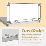 Height Adjustable Bed Rail for Toddlers, Kids Safety Baby Bed Rail for Twin/Full/King/Queen Size Bed (3 Sides, 74 * 74 * 54 Inch) - Image 3