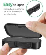 PULIV Weekly Pill Organizer with Large Capacity, Dual Protection Pill Box 7 Day, Arthritis Friendly Pill Case Easy to Open, Medicine Organizer for Vitamins, Medications, Fish Oils, Supplements (Black) - Image 7