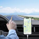 Car Phone Holder Mount, Super Stable Air Vent Cell Phone Car Mount with 2025 Metal Hook Clip, 360° Rotation,One Button Release for iPhone, Galaxy, Google, and All Other Smartphones - Image 9