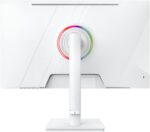 CRUA 27" Gaming Monitor, 144Hz 4K UHD(3840*2160P) IPS Screen, Supports Height/Pivot/Rotating/Tilt Adjustable Vertical Monitor, AMD Freesync, 120% sRGB, Built-in Speakers, Wall Mountable Installs-White - Image 4