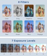 Digital Camera, UHD 5K 80MP Point and Shoot Digital Cameras with 18X Digital Zoom, 64GB TF Card, Compact Small Camera for Kids (Pink) - Image 7