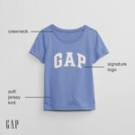 GAP Baby Girls' Short Sleeve Logo T-Shirt - Image 3