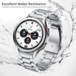 Lerobo Stainless Steel Band Compatible with Samsung Galaxy Watch 8 7 6 5 4 FE 40mm 44mm 45mm/Galaxy Watch 8 Classic 6 4 Classic 43mm 47mm 42mm 46mm, 20mm Metal Replacement Band for Men Women - Image 5