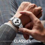 Lerobo Stainless Steel Band Compatible with Samsung Galaxy Watch 8 7 6 5 4 FE 40mm 44mm 45mm/Galaxy Watch 8 Classic 6 4 Classic 43mm 47mm 42mm 46mm, 20mm Metal Replacement Band for Men Women - Image 7