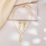 Beach Charm Necklaces Gold Sliver Fish Drop Necklace for Women Dainty Beach Jewelry - Image 6