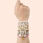 Dowsabel Clay Beads 3 Boxes Bracelet Making Kit, 10800pcs Beads for Jewelry Making, Letter Beads for Friendship Bracelets DIY Arts and Crafts Gifts for Girls Adults - Image 5