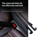 2PCS Car Seat Gap Filler - Car Seat Gap Filler Organizer for Holding Phone,Key,Purse - Universal Car Gap Filler Fits Car Truck SUV Car Interior Accessories (Black/2PCS)… - Image 5